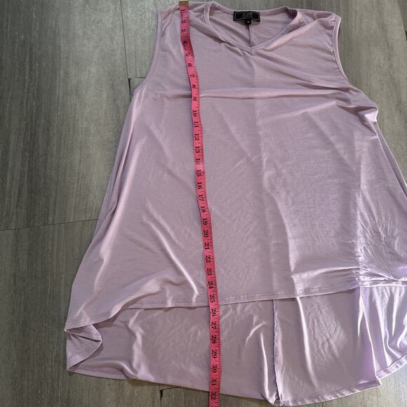 Lucky And Blessed Light Lilac Hi Low Tank Medium - Picture 5 of 5